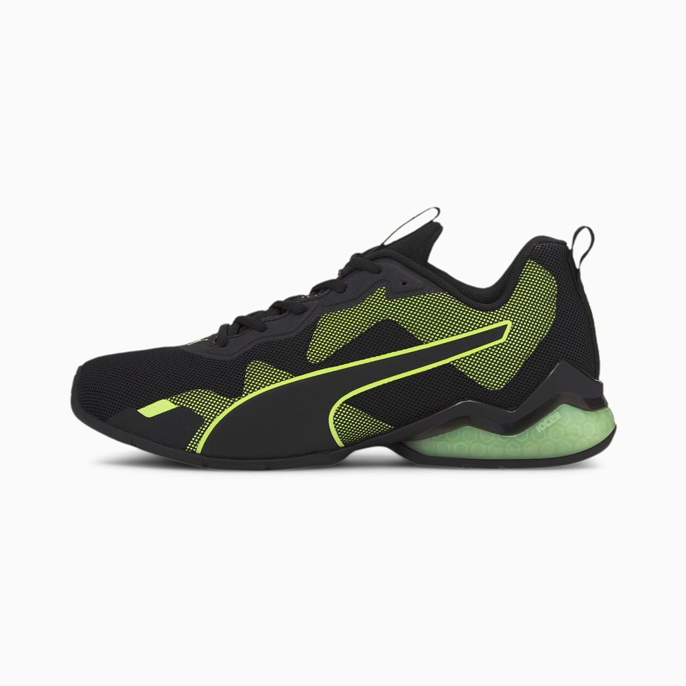 Puma CELL Valiant Férfi Edzőcipő - Fekete/Sárga ( Hungary - DZXHG4103 )